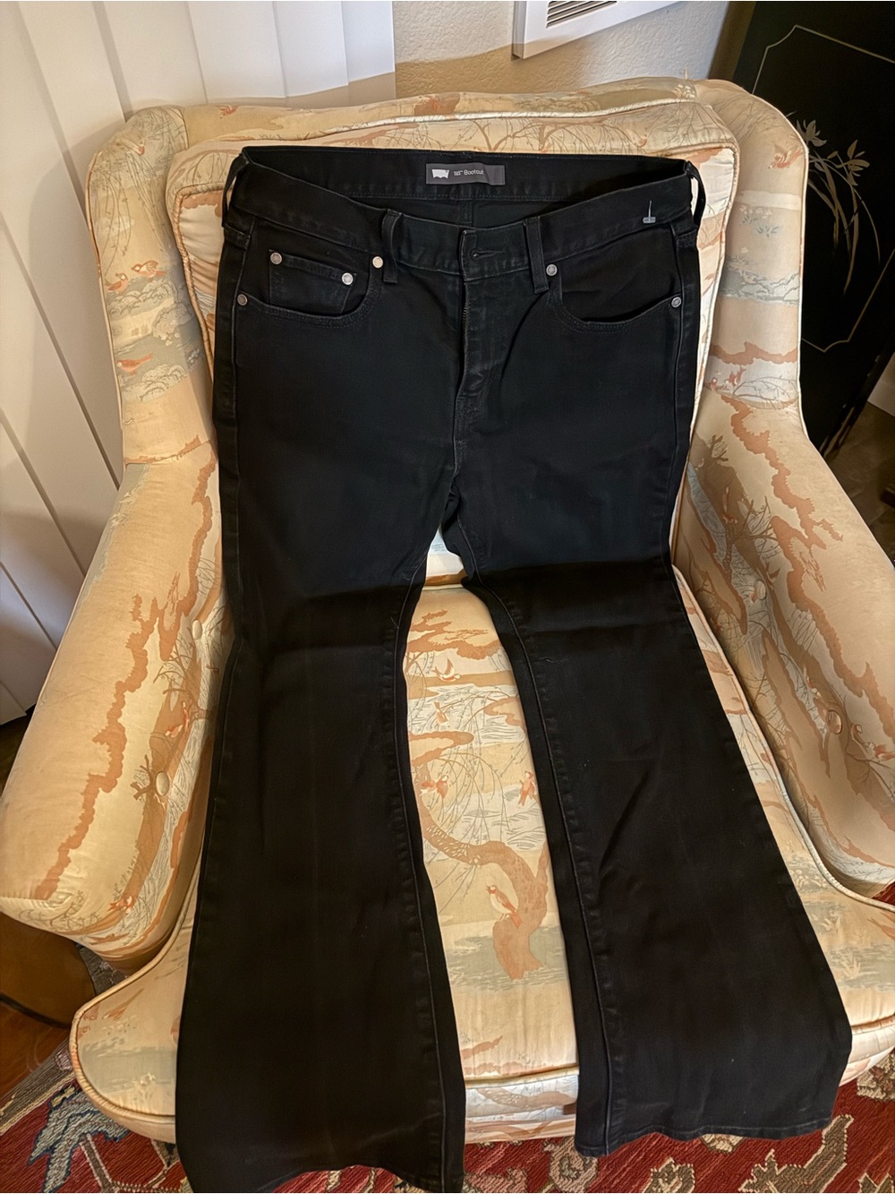 Levi's Black Flare Jeans for Women